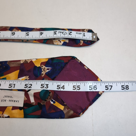 Lot of 5 Save The Children Novelty Silk Mens Necktie Patriotic Plane Dads World - Picture 8 of 16